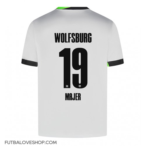 Dres Wolfsburg Lovro Majer #19 Tretina 2024-25 Krátky Rukáv